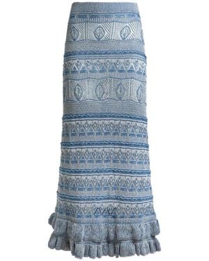 Etro Maxi Skirts - Blue