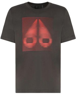 Moose Knuckles T-Shirts - Grey