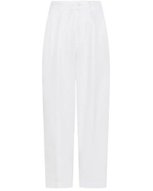 Seventy Cropped Trousers - Blanco