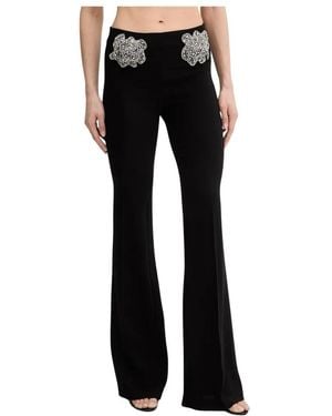 Pinko Wide Trousers - Negro