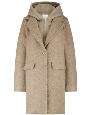 Nukus Single-Breasted Coats - Naturel