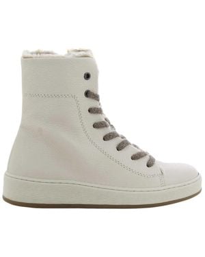 Gabor Lace-Up Boots - Gris