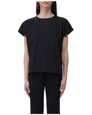 Kaos Comfortabel Relaxed Fit Lichtgewicht Basic T-Shirt - Zwart