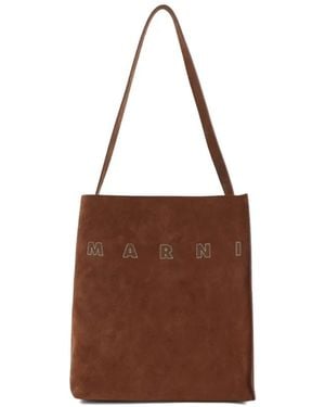 Marni Tote Bags - Marrón