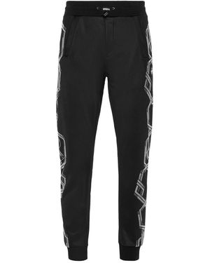 Philipp Plein Broeken ,Zwart ,Trainingsbroeken