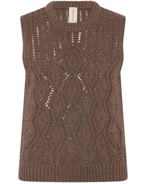 Skovhuus Round-Neck Knitwear - Marrón