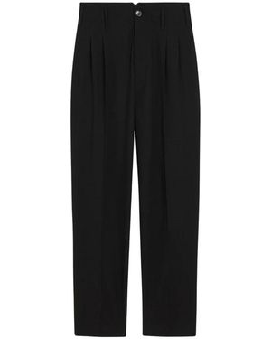 Ami Paris Straight Trousers - Noir