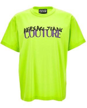 Versace Jeans Couture T-Shirts Und Polos Grün