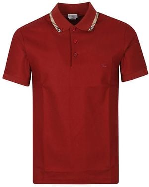 Burberry Polo Shirts - Rosso