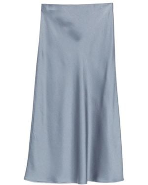 Le Tricot Perugia Midi Skirts - Blauw