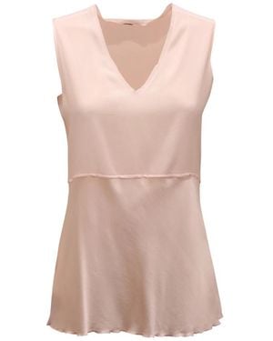 Kangra Sleeveless Tops - Brown