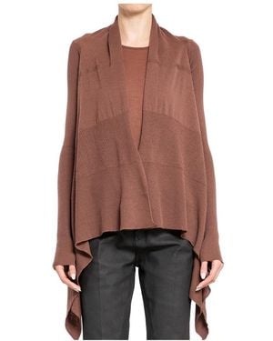 Rick Owens Medium Wrap Cardigan - Rood