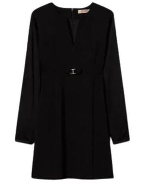 Twinset Short Dresses - Nero