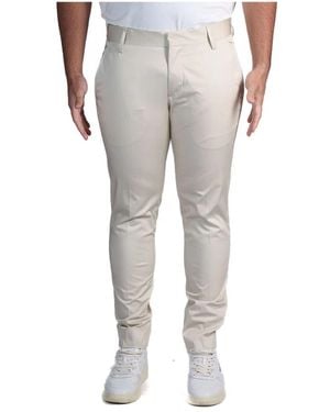 Entre Amis Slim-Fit Trousers - Grey