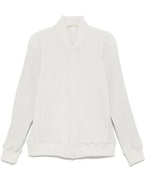 Issey Miyake Bomber Jackets - White