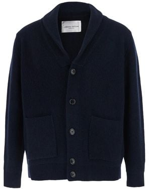 Roberto Collina Jacke Mit Reverskragen - Blau
