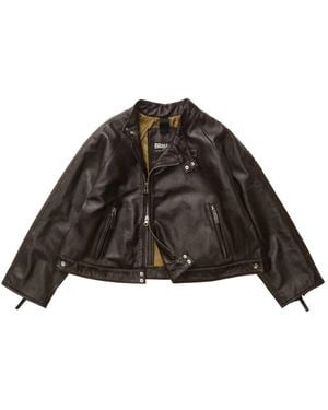 Blauer Leather Jackets - Marrón