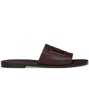 Dolce & Gabbana Sliders - Brown