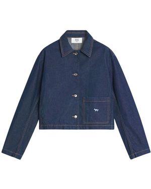 Maison Kitsuné Denim Jackets - Blu