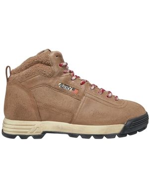 Autry Lace-Up Boots - Brown