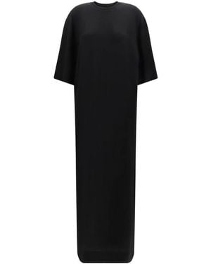 TOTEME Merino Knit Tee Jurk - Zwart