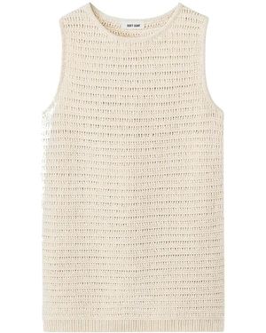 Soft Goat Knitted Dresses - Natural