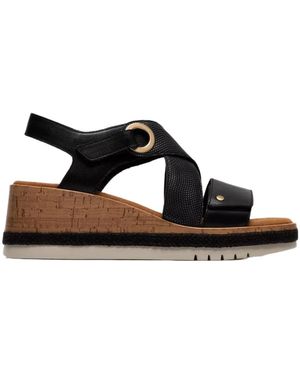 Clarks Kidiki Sun Wedge Sandale - Schwarz