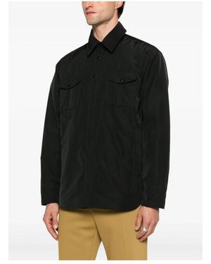 Aspesi Schwarzes Hemd Mit Taschen Und Knöpfen