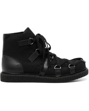 Yohji Yamamoto Lace-Up Boots - Black