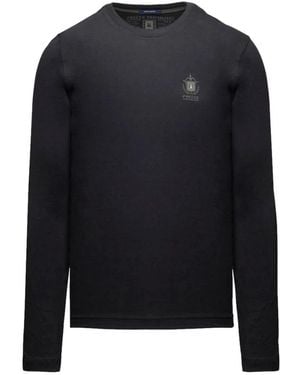 Aeronautica Militare Long Sleeve T-Shirts - Blue