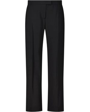 KHAITE Straight Trousers - Black
