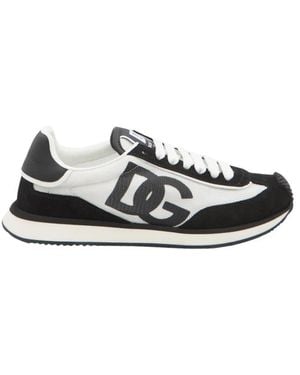 Dolce & Gabbana Dg Logo Runner Sneakers - Schwarz
