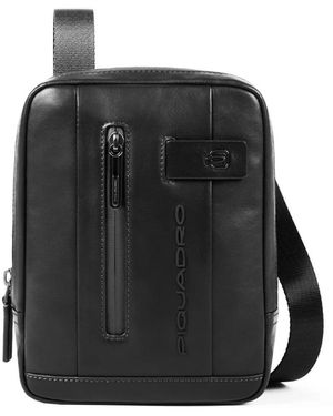 Piquadro Cross Body Messenger - Black