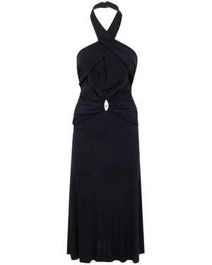 Elisabetta Franchi Maxi Dresses - Noir