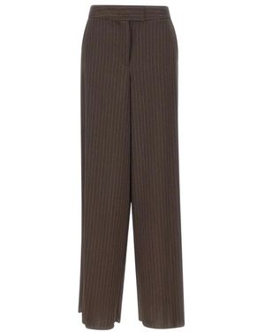 Marella Wide Trousers - Marrón