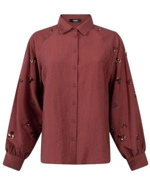 Jansen Amsterdam Amarens Blouse - Paars
