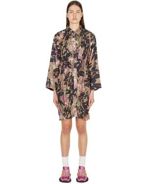 Pam Shirt Dresses - Brown