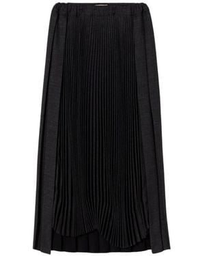 Plan C Midi Skirts - Negro