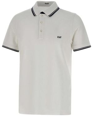 Fay Polo Shirts - Grey