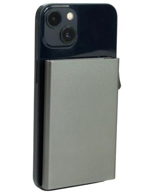 Aeronautica Militare Accessoires ,Grijs ,Mag Wallet Kaarthouder