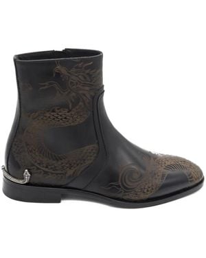 Roberto Cavalli Drew Tr Stivaletto - Schwarz