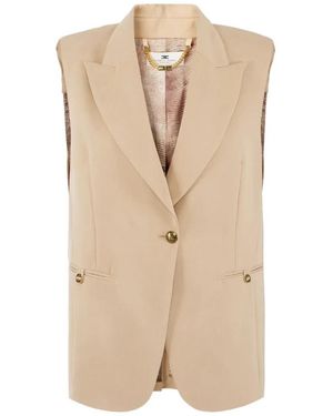 Elisabetta Franchi Vests - Neutre