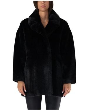 Betta Corradi Faux Fur & Shearling Jackets - Black