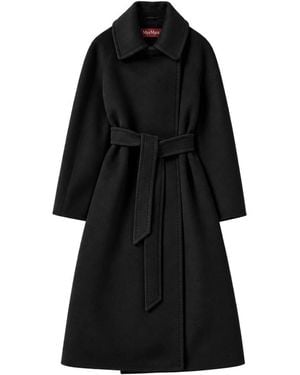 Max Mara Jassen ,Zwart ,Wol Apice Mantel