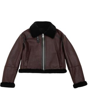 Just things we like Haru Lammy Shearling Jas - Bruin