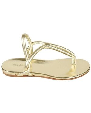 Roberto Del Carlo Flat Sandals - Metallic