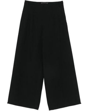 SIR. Broeken ,Zwart ,Wijde Pantalon Met Plooi