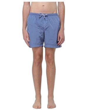 Blauer Badmode ,Blauw ,Nylon Boxer Zwemshort