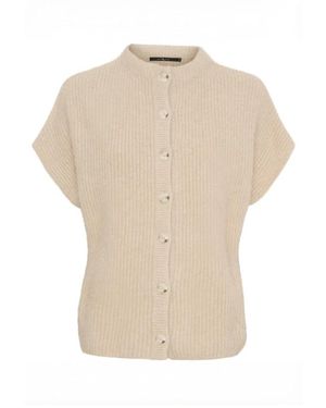 Btfcph Overhemden ,Wol Korte Mouw Oversized Vest - Naturel