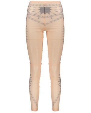 Alberta Ferretti Leggings - Natural